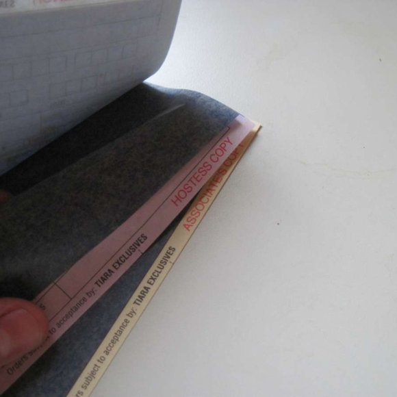 Tiara Exclusives Glassware Carbon Copies Guest Selections Order Form Sheets Memo - Picture 4 of 7